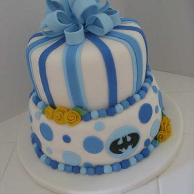 Baby Shower Cake With Batman