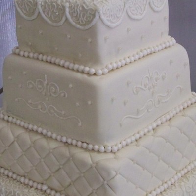 Ivory Wedding Cake