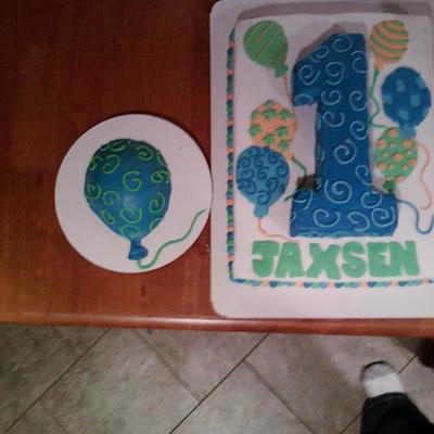 First Birthday Balloons