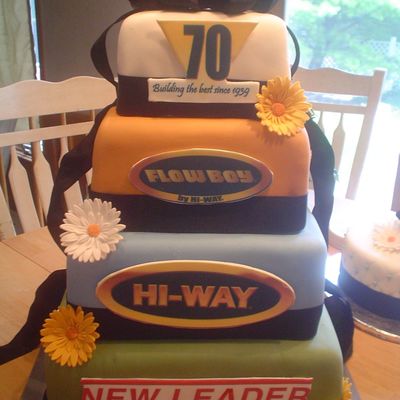 Corporate Anniversary Cake