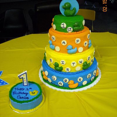 Ducky Birthday Cake