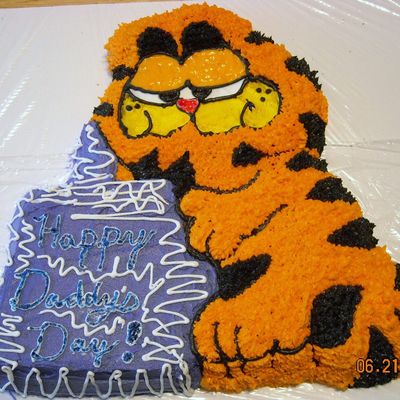 Garfield Cake For Daddy's Day