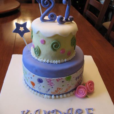 21St Bday Cake