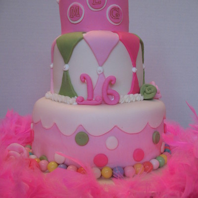 Sweet 16 Princess Cake