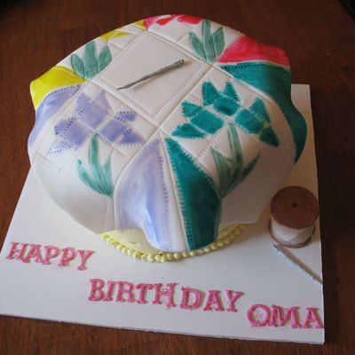 Quilt Bday Cake