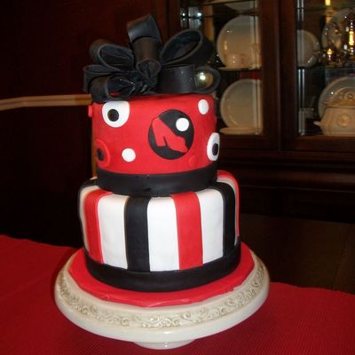 Red & Black Dots & High Heels
