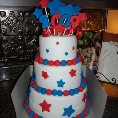 Graduation Star Cake