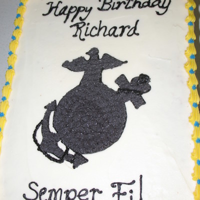 Usmc Birthday Cake