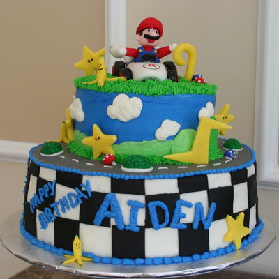 Mario Cart Cake