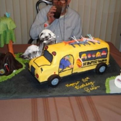 Bus Cake - 80Th Birthday In 3-D