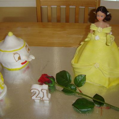 Belle Mrs Potts & Chip The Cup