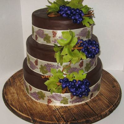 Grape Wine Festival Cake