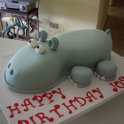 Hypoppotamus Birthday Cake