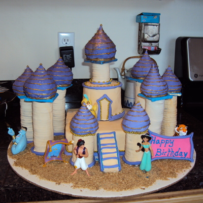Aladdin And Princess Jasmine Cake