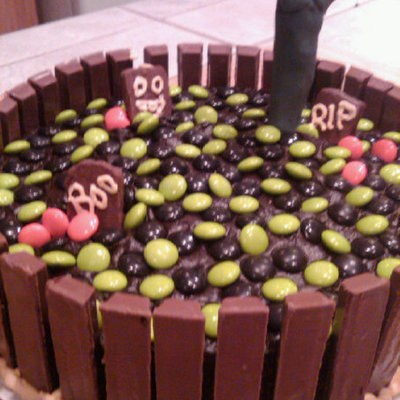 Candy Graveyard Cake