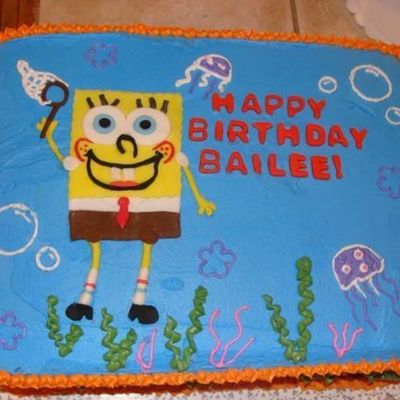 Spongebob Squarepants Birthday Cake