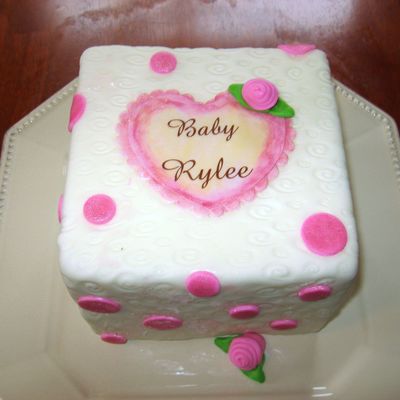 Sweet Little Baby Shower Cake