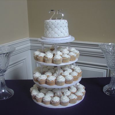 Wedding Cupcake Stand 25Th Anniversary