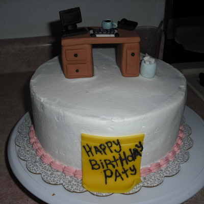 Secretary Birthday Cake