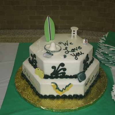 My High School Dance Teacher's Retirement Cake