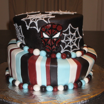 Spiderman Birthday Cake