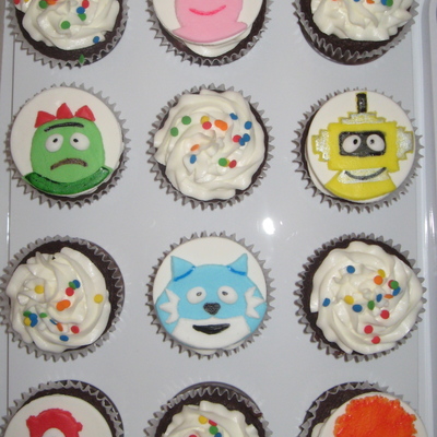 Yo Gabba Gabba Cupcakes!!