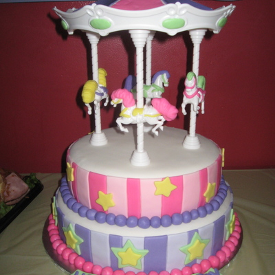 Carousel Birthday Cake