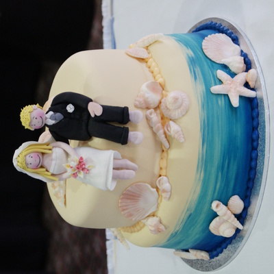 Sea Wedding Cake