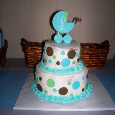 Baby Carriage Cake