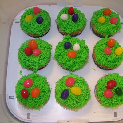 Easter Eggs In Grass