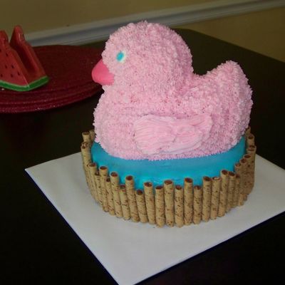 Pink Duckie Cake