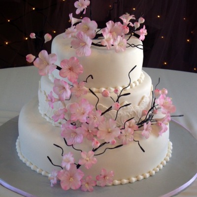 Cherry Blossoms Cake