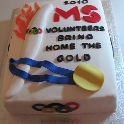 Ms Volunteer Thank You Party Cake