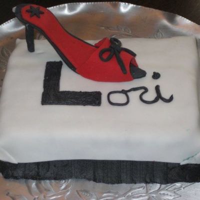 Birthday Shoe Cake