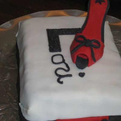 Birthday Shoe Cake