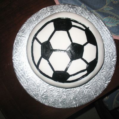 18Th Birthday Soccer Cake