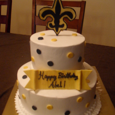 Saints Birthday Cake
