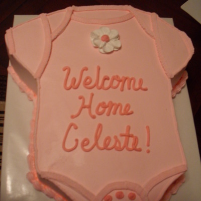 Onesie Baby Shower Cake