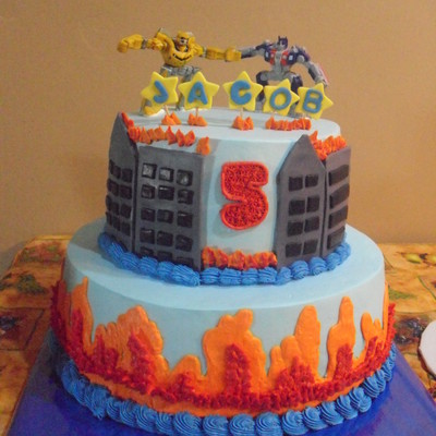 Transformers Cake