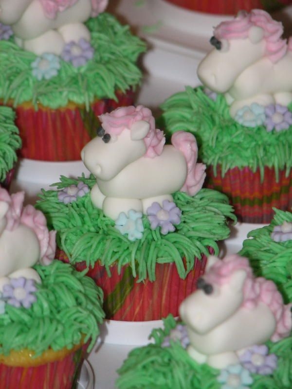 Princess Horse Cupcakes