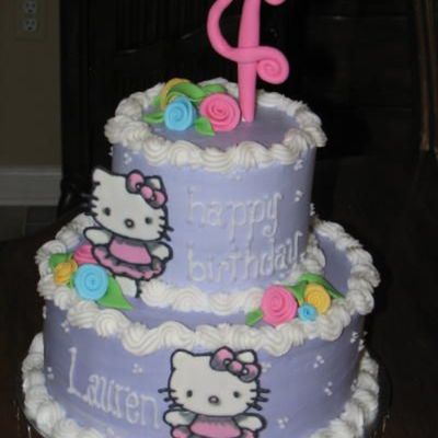 Ballerina Kitty Cake