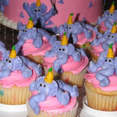 Elephant Cupcakes