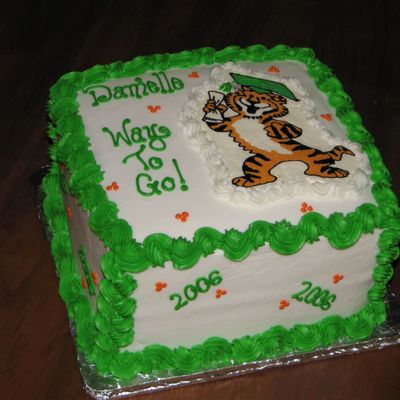 Graduation Cake Tiger