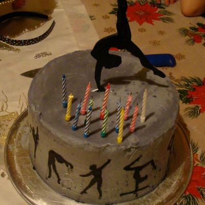 Gymnast Cake