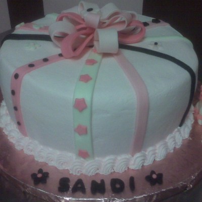Pink Poodle Cake