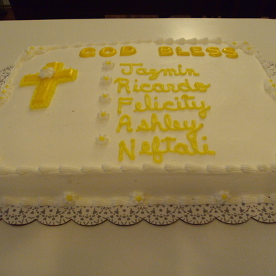 Baptism Cake