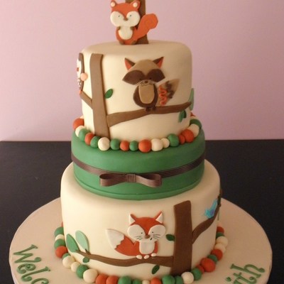 Tree Tops Nursery Bedding Shower