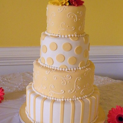 Modern Yellow And White