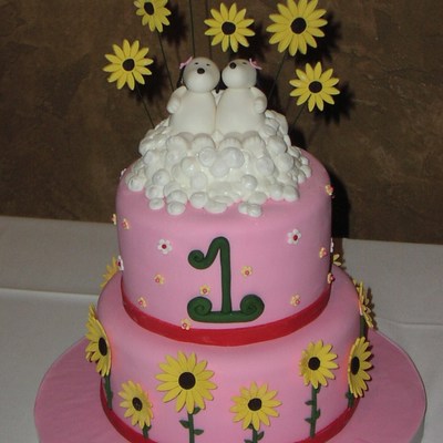 Sunflowers And Puppies