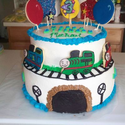 Thomas Nad Friends Birthday Cake